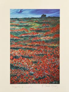 PRINT paintings and prints for sale and gallery Poppies di Napoli