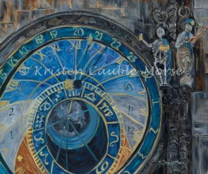 Painting Praha Astronomical Clock