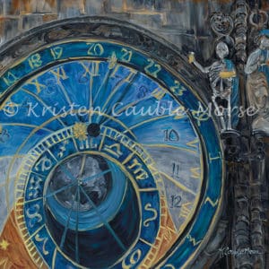 Painting Praha Astronomical Clock