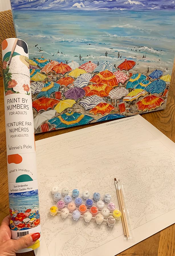 Paint by Numbers Kit Sun-Umbrellas