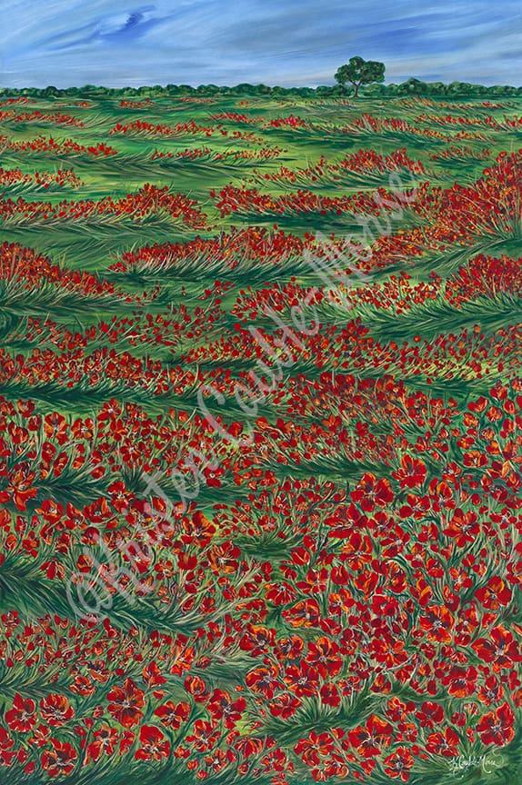PAINTING paintings and prints for sale and gallery Poppies di Napoli