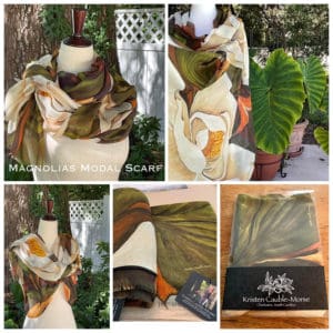 BackYard Magnolias Modal Scarf