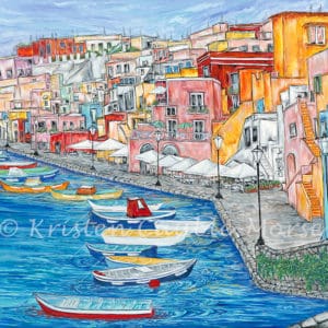 Painting - Procida-III
