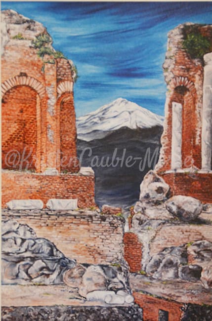 Painting - Taormina Sicilia, Italia