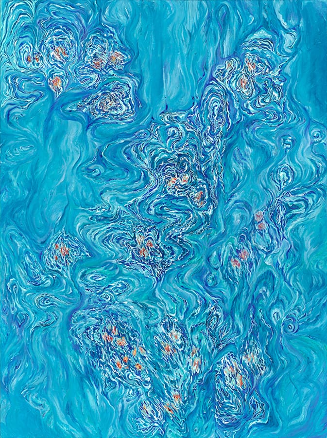Painting Aqua Azzurro